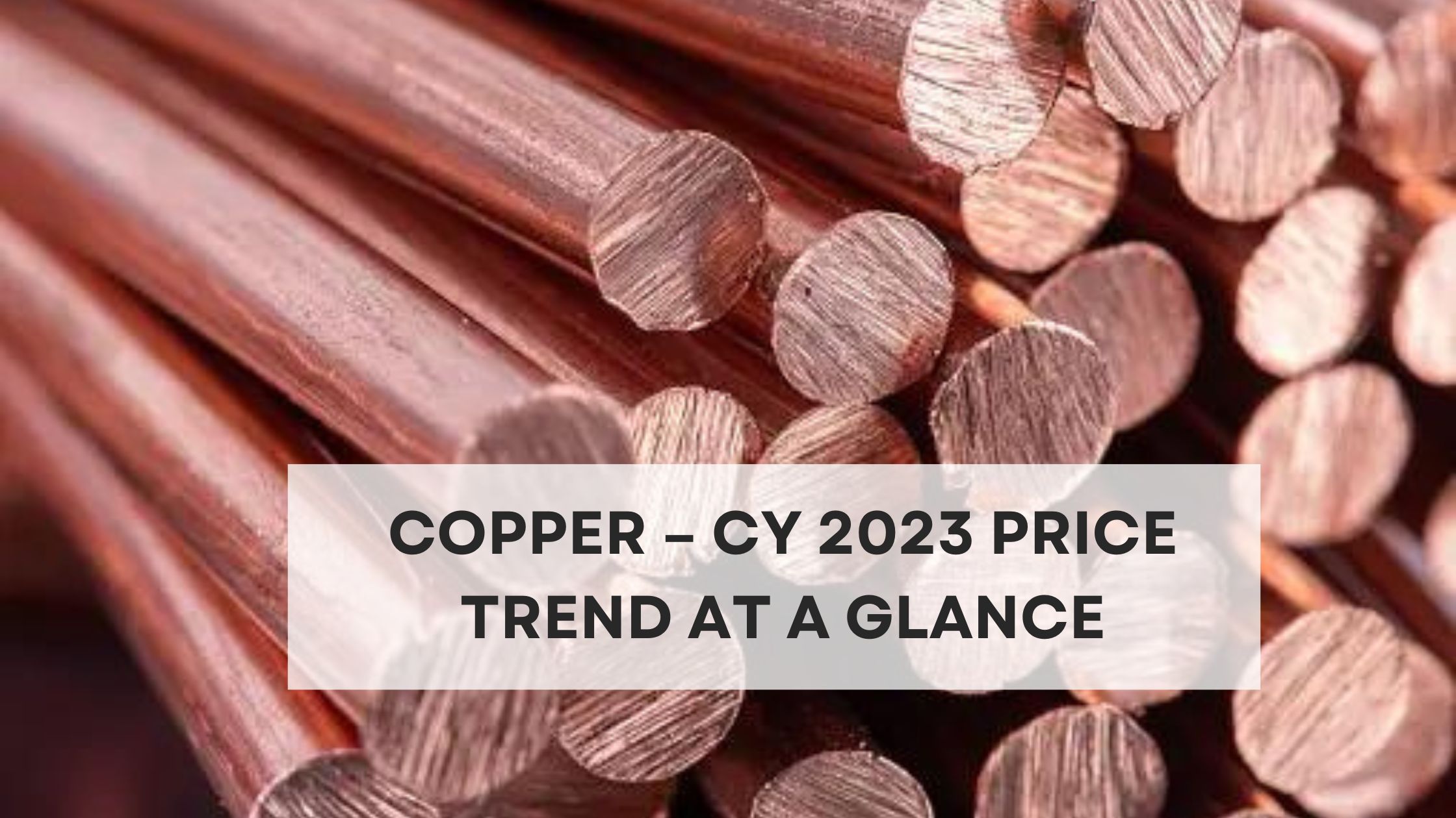 Copper – CY 2023 Price Trend at a Glance