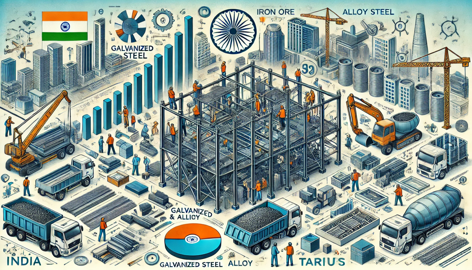 Galvanised Steel and Alloy Steel Price Trends in India CostMasters